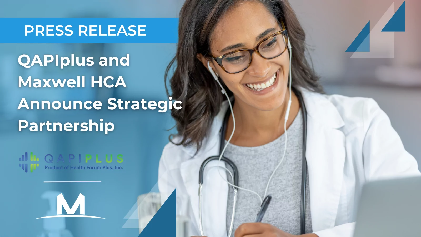 Press release: QAPIplus and Maxwell HCA Announce Strategic Partnership