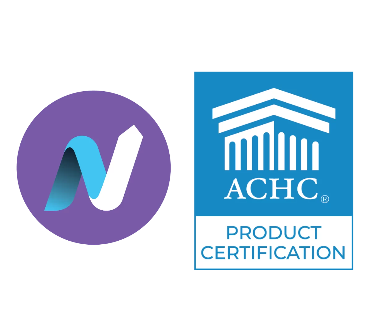 nana bereavement and ACHC product certification logos